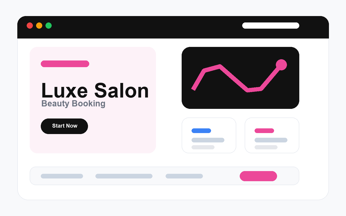 Demo Salon Website preview